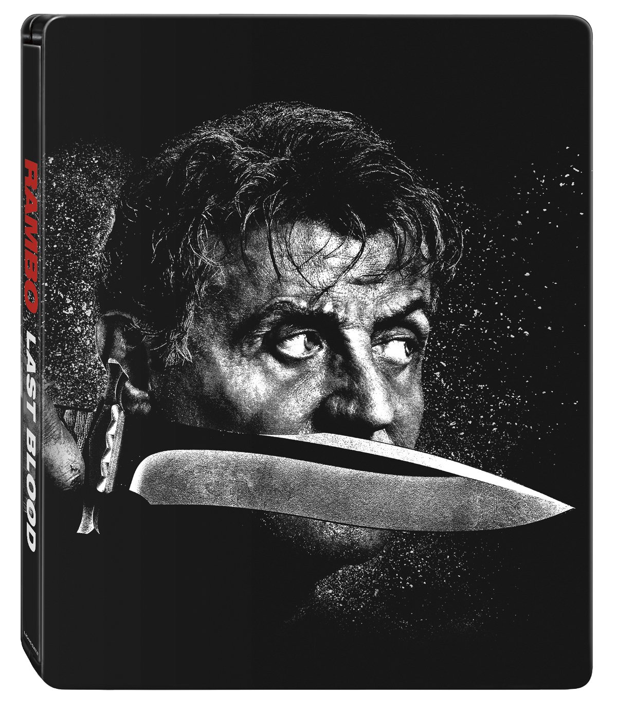 La copertina dell'edizione Steelbook di Rambo: Last Blood