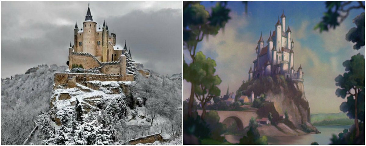 A Segovia c'è il suggestivo castello di Biancaneve