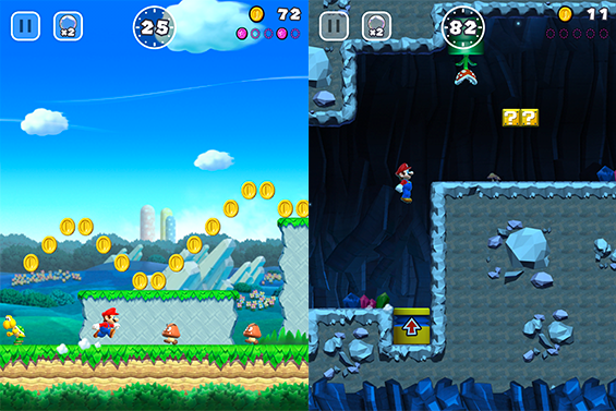Screenshot di Super Mario Run