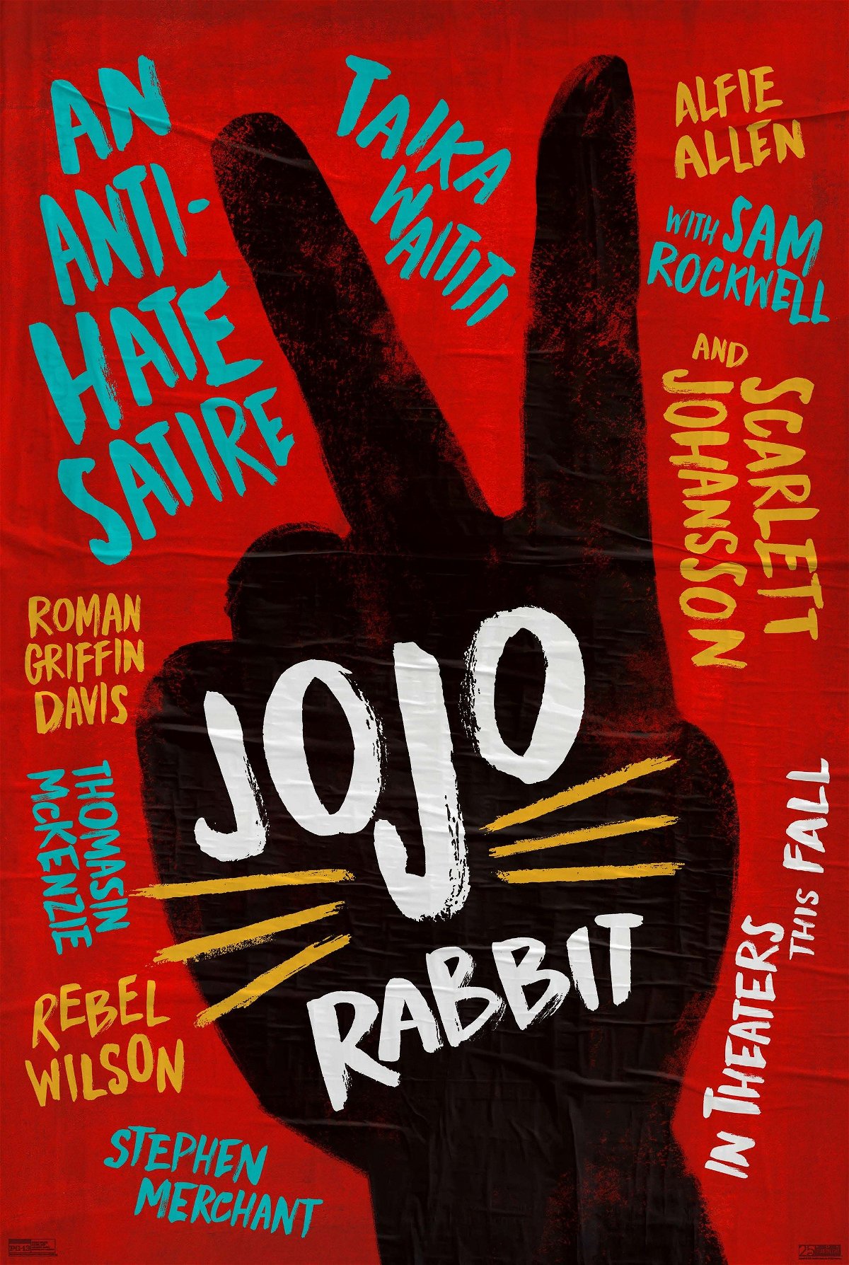 Il poster ufficiale di Jojo Rabbit