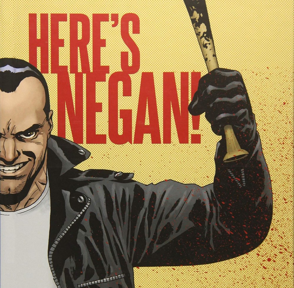 La storia a fumetti di Negan in Here's Negan!