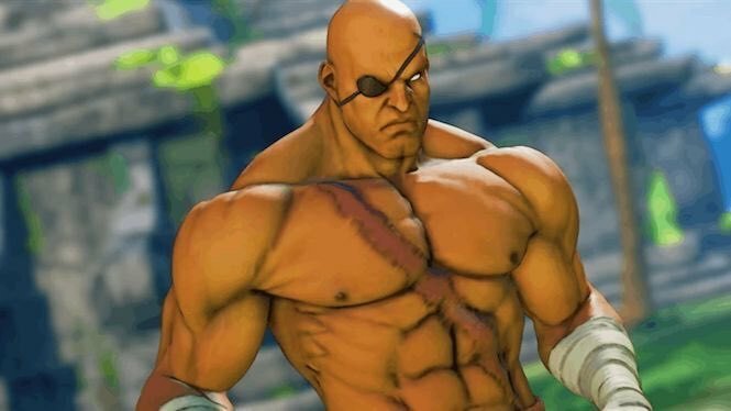 Sagat, l'acerrimo nemico di Ryu in Street Fighter
