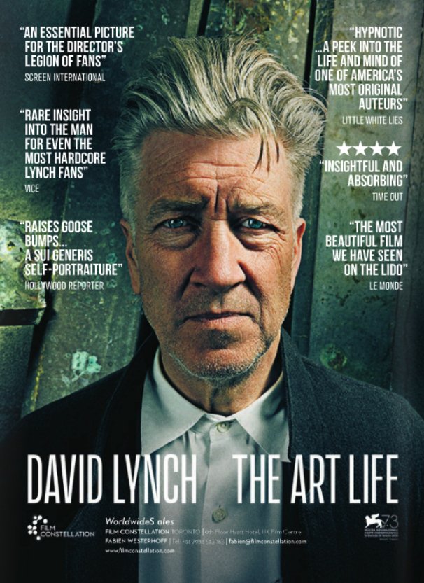 David Lynch: The Art Life poster originale del biopic