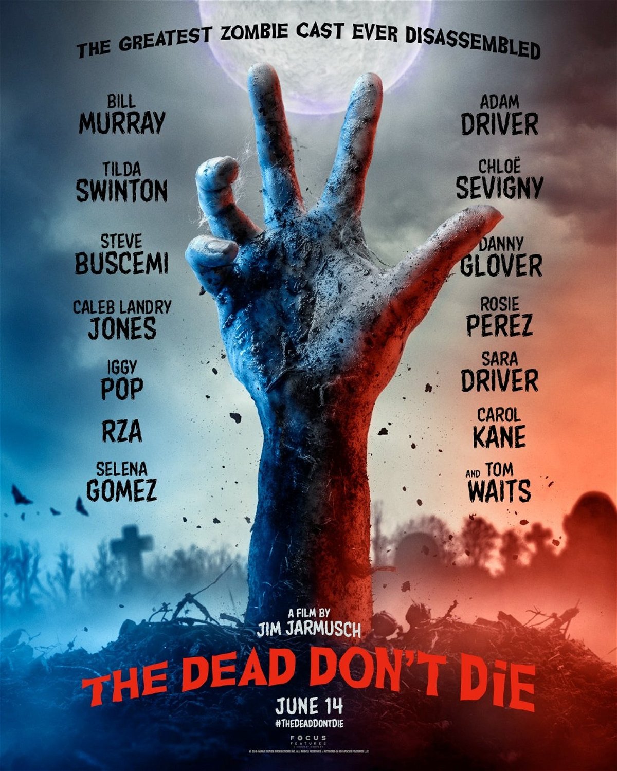 Il poster di The Dead Don't Die