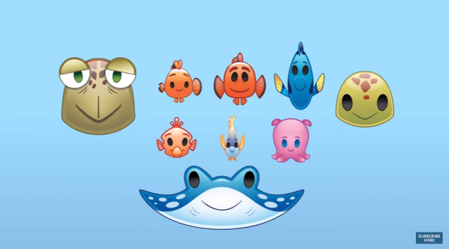 Final Finding Nemo emojii Disney