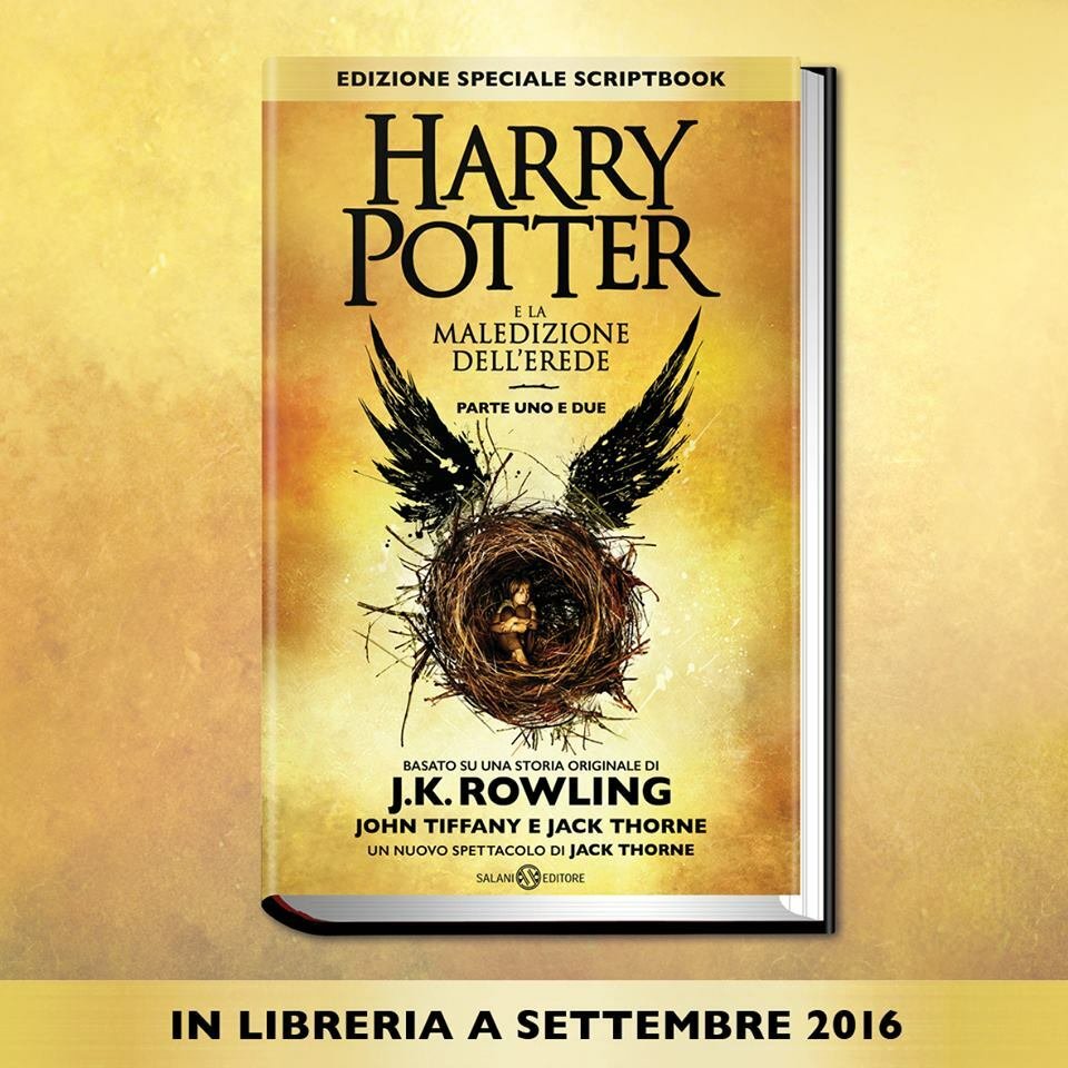 La copertina di Harry Potter e la Maledizione dell'Erede