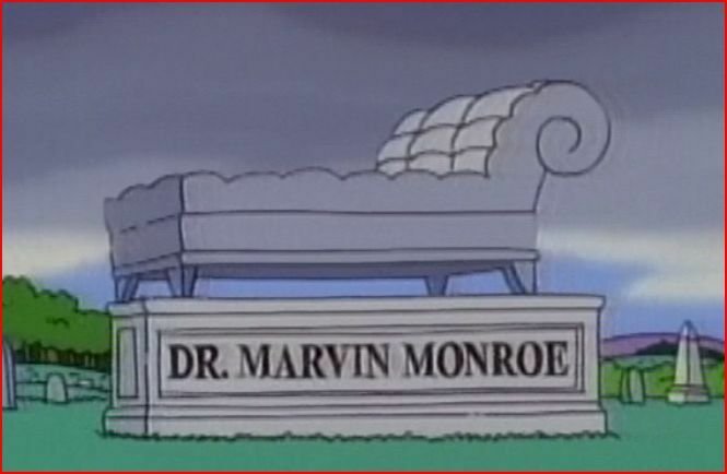 I Simpson: la tomba del dottor Marvin Monroe