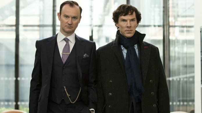 Sherlock e Mycroft Holmes in Sherlock