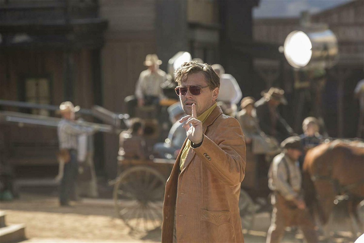 Leonardo DiCaprio sul set del film C'era una volta a Hollywood