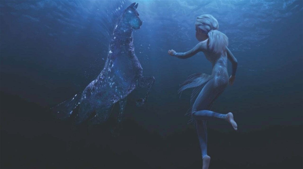 Elsa in acqua incontra il Nokk