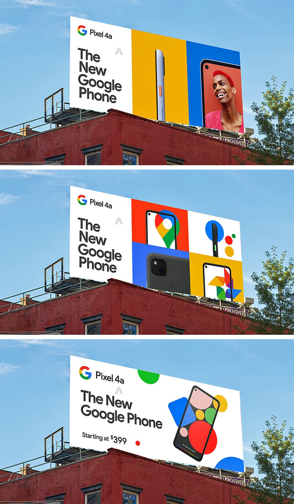 Tre cartelloni pubblicitari in USA svelano il Google Pixel 4