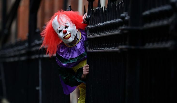 Clown terrificanti in Cumbria