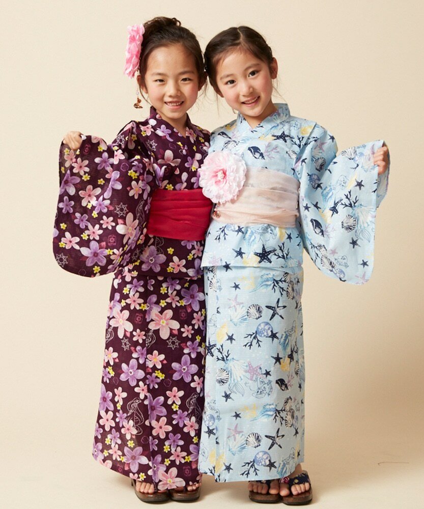 Kimono ispirati alle Principesse Disney, indossati