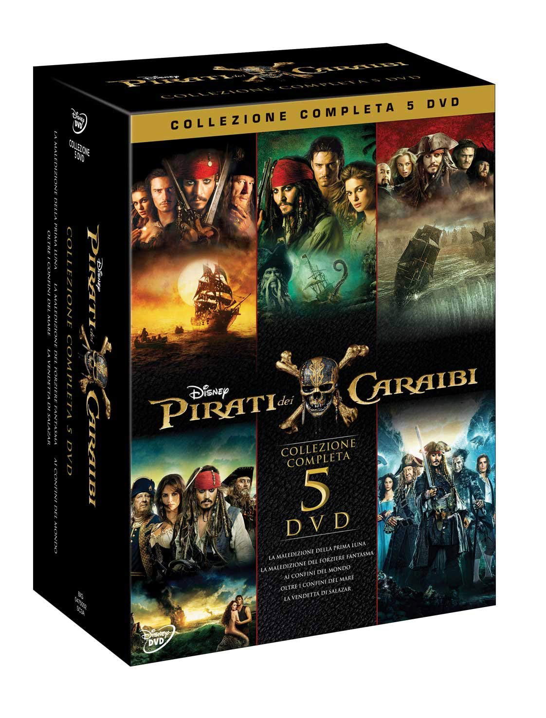 Clicca per vedere l'immagine originale Pirati dei Caraibi Collezione - Home Video