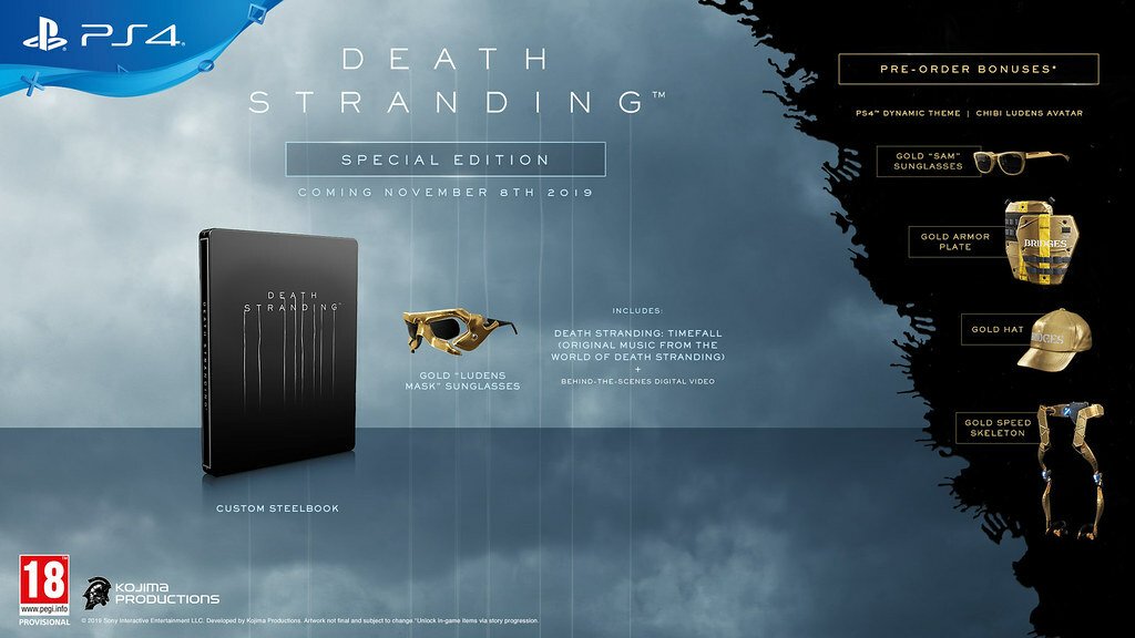 Death Stranding e la sua Special Edition