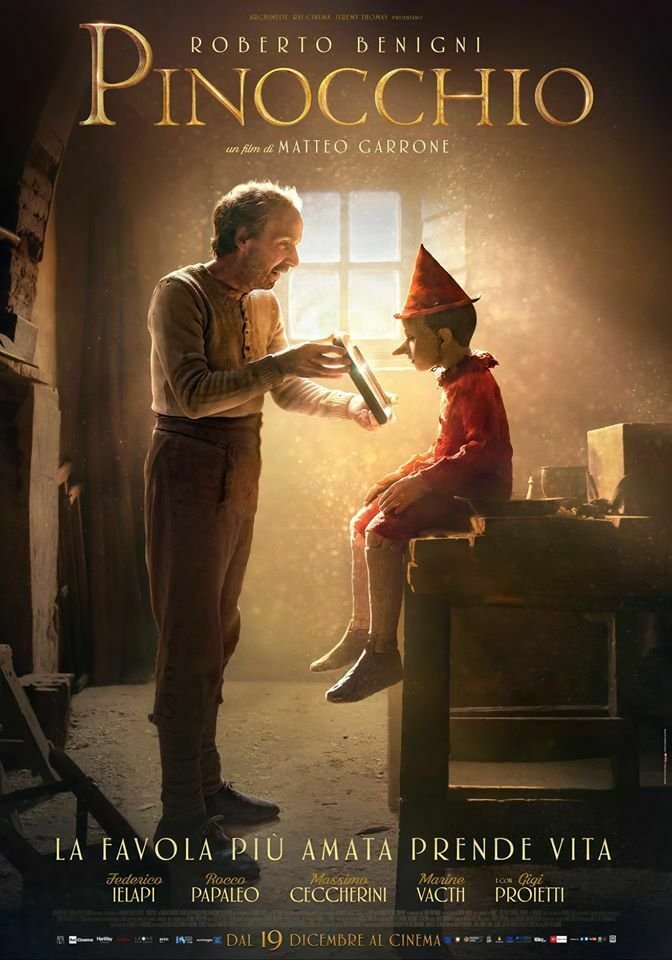 La locandina di Pinocchio di Matteo Garrone