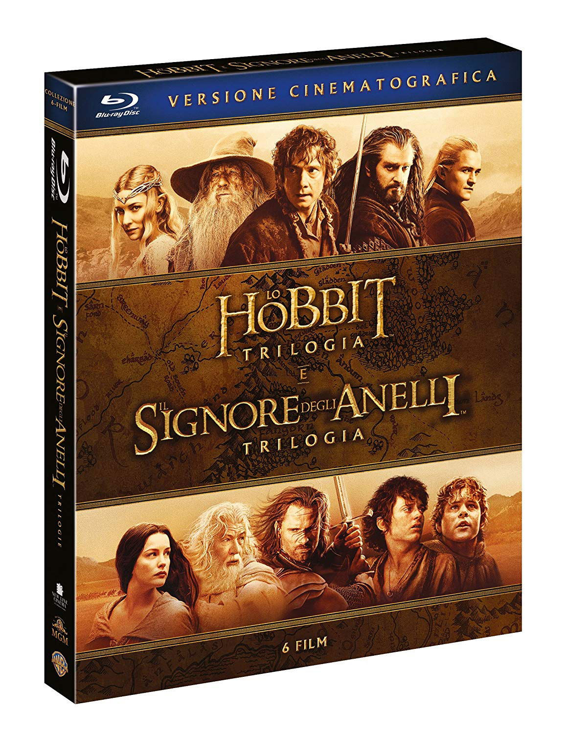 Clicca per vedere l'immagine originale Il signore degli anelli e Lo Hobbit - Home Video