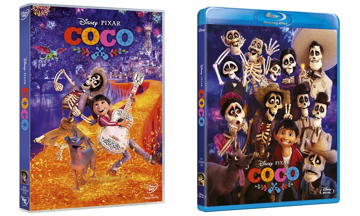 Le edizioni DVD e Blu-ray di Coco