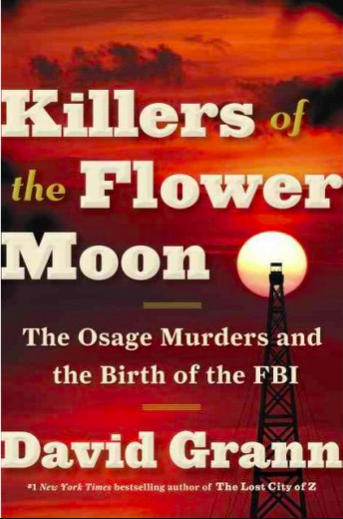 Killers of the Flower Moon: the Osage Murders and the Birth of the FBI, la copertina