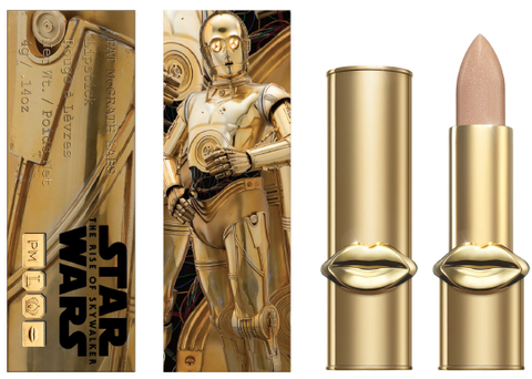 Balsamo per le labbra 'gold astral' della collezione make up Pat McGrath Labs x Star Wars