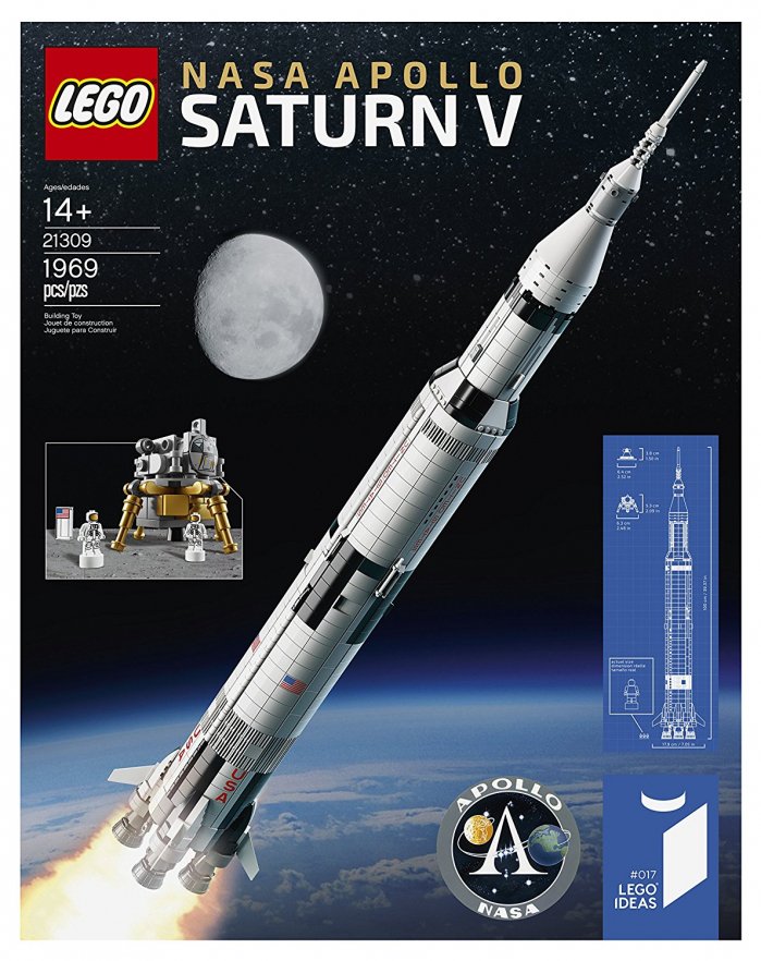 Box del set LEGO NASA APOLLO SATURN V
