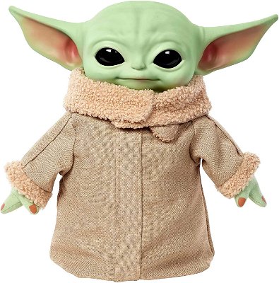 Baby Yoda pupazzo che parla e muove braccia 1