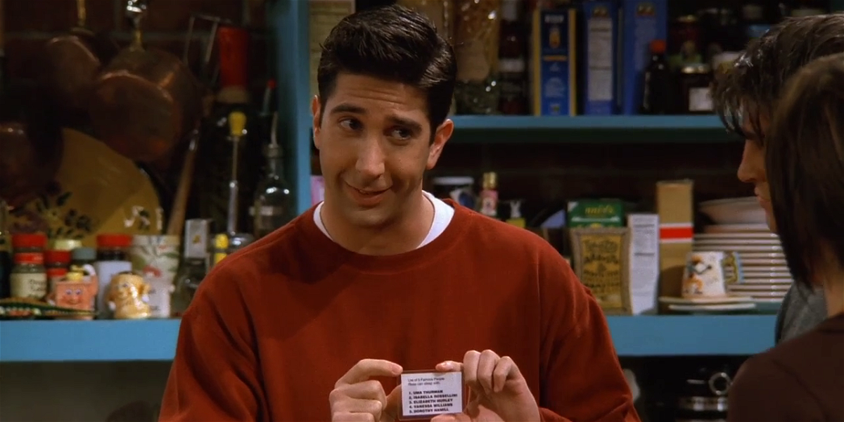 Ross in una scena di Friends