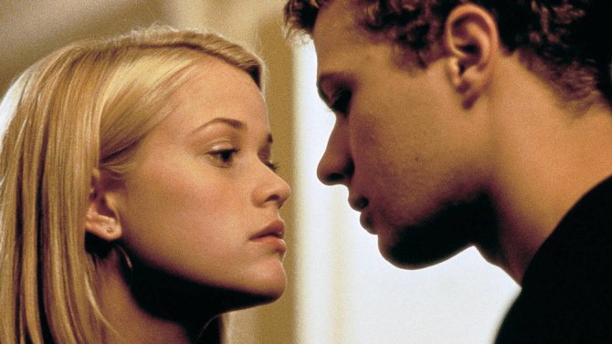 Reese Witherspoon e Ryan Philippe in Cruel Intentions