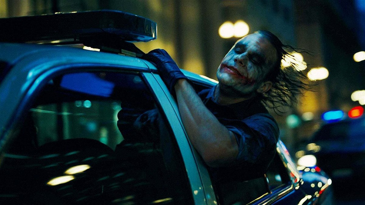 Heath Ledger come Joker ne Il cavaliere oscuro