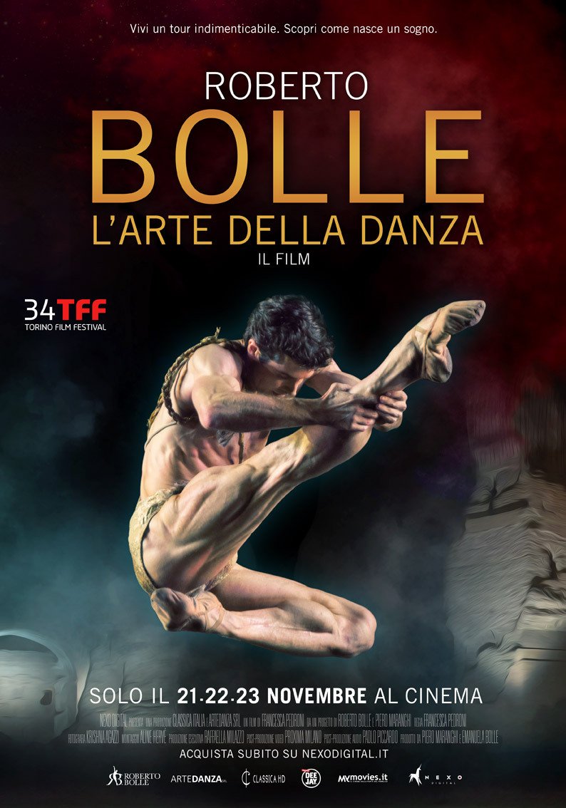 Nei cinema italiani per tre giorni Roberto Bolle – L’arte della Danza, poster