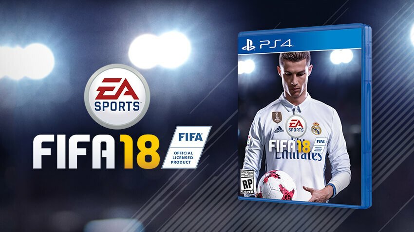 La copertina ufficiale di FIFA 18