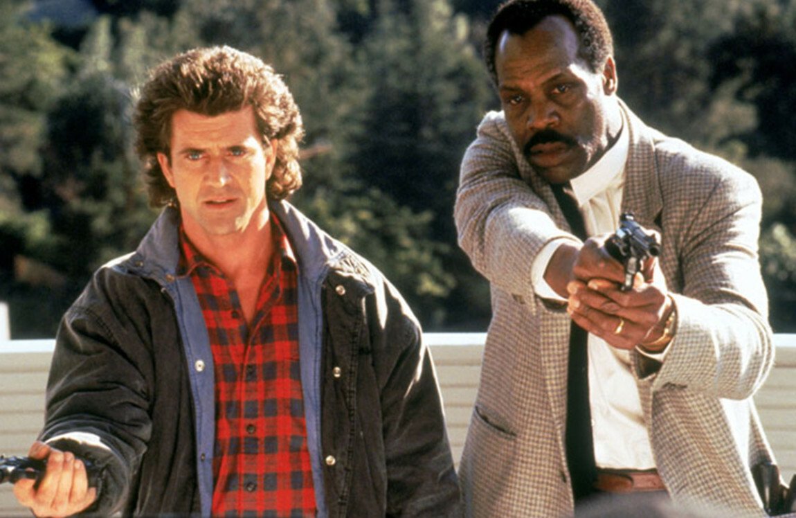 Mel Gibson e Danny Glover in Arma Letale