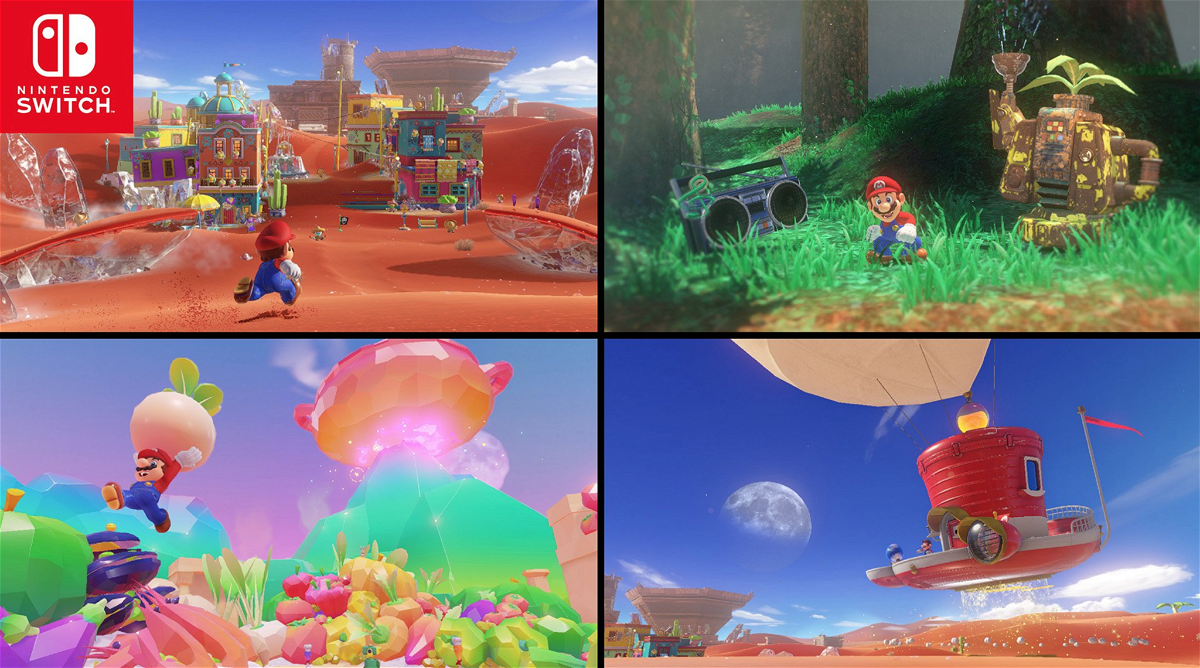 Nintendo Switch accoglie Super Mario Odyssey