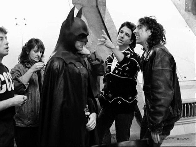 Tim Burton e Micheal Keaton dietro le quinte di Batman