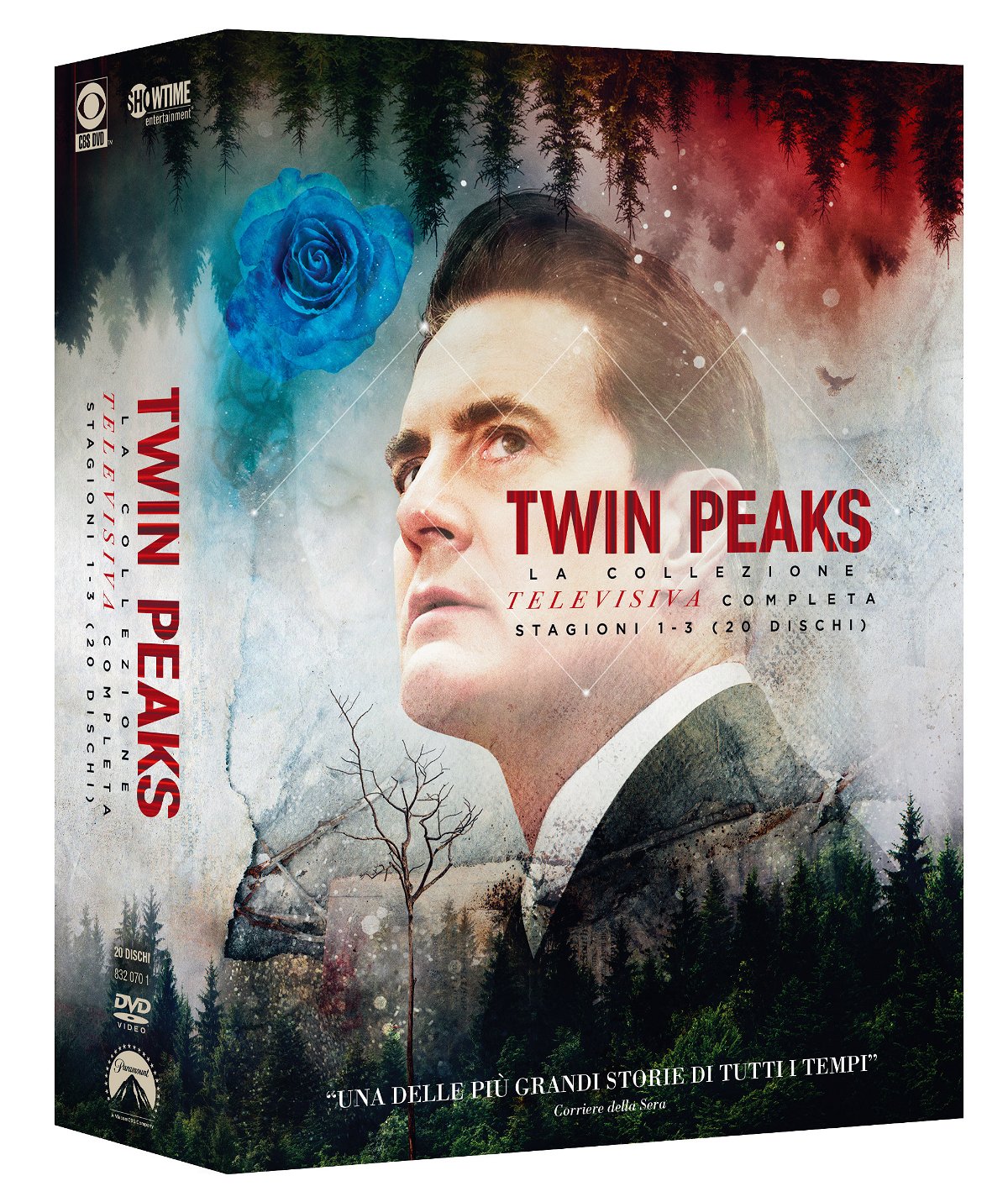 Dale Cooper sulla cover del cofanetto DVD di Twin Peaks