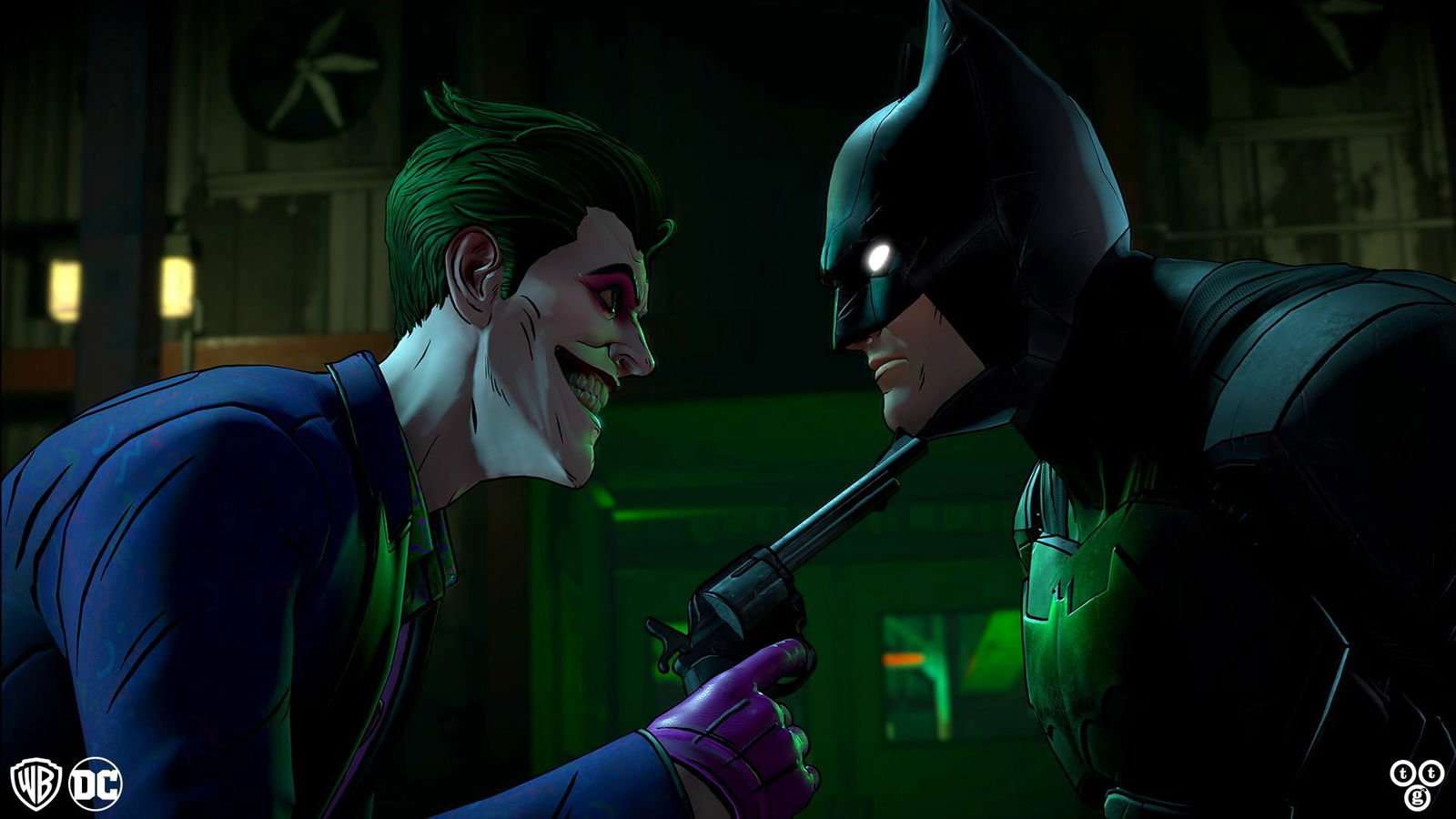 Clicca per vedere l'immagine originale Joker e Batman in Batman: The Enemy Within