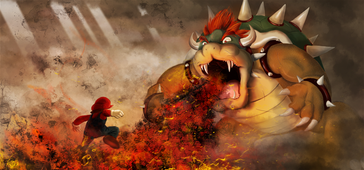 Mario e Bowser, nemici da sempre