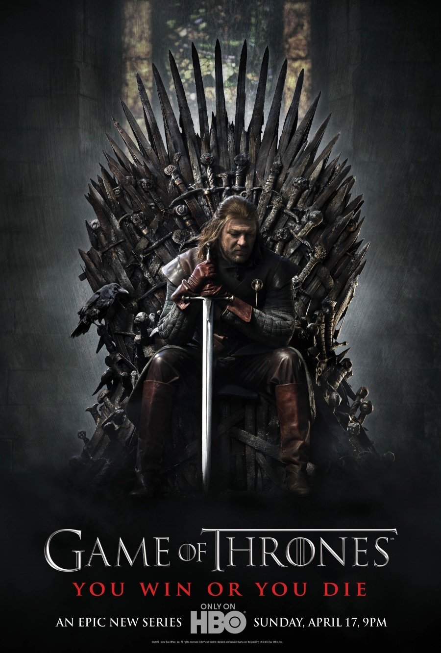 Il poster della prima stagione de Il Trono di Spade