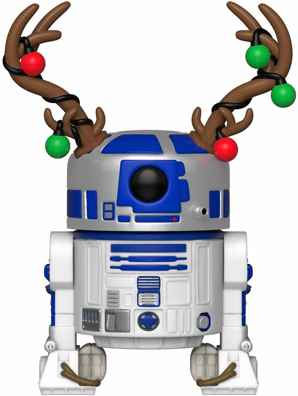 Funko Pop! Star Wars di R2-D2 con le corna di una renna natalizia