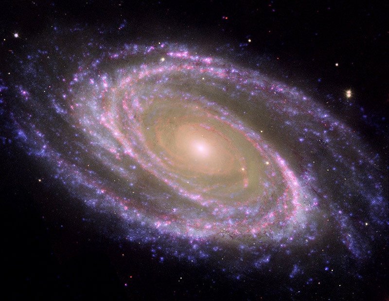 Una foto della Galassia di Bode