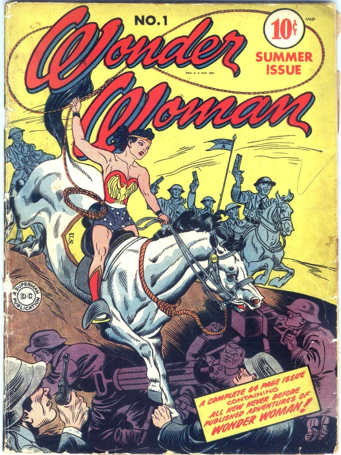 Il primo fumetto di Wonder Woman