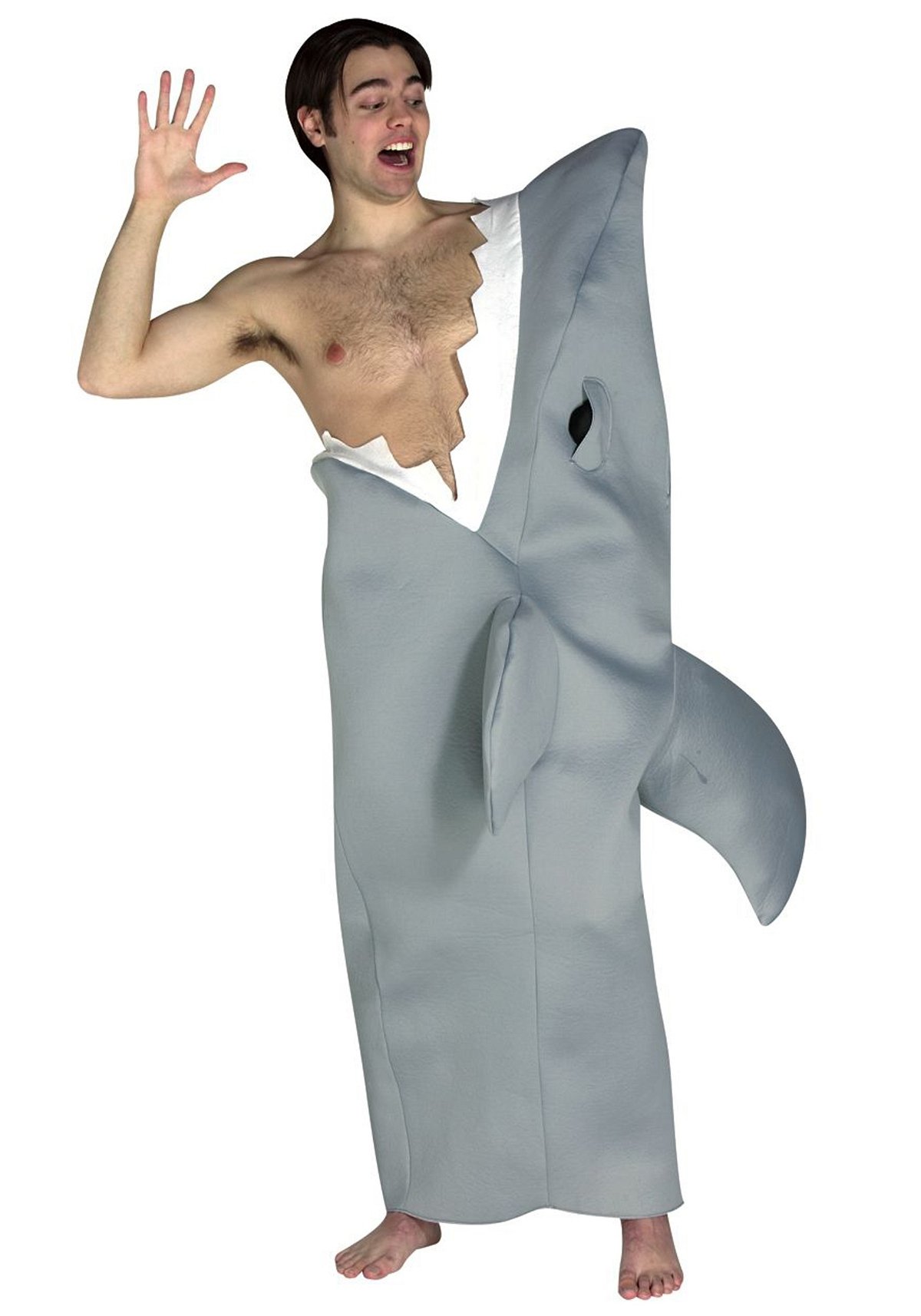 Costume con attacco di squalo