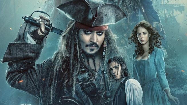 Jack Sparrow e gli altri protagonisti di Pirati dei Caraibi - La Vendetta di Salazar