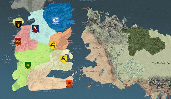 Screenshot della mappa Quartermaester