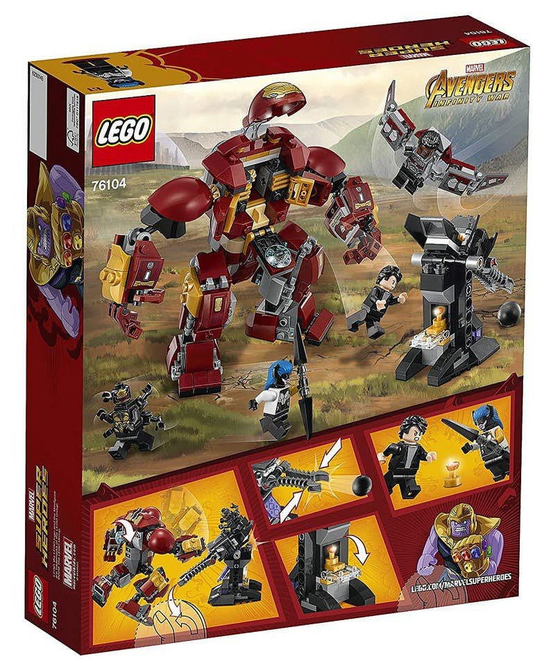 Avengers: Infinity War, set LEGO con la Hulkbuster