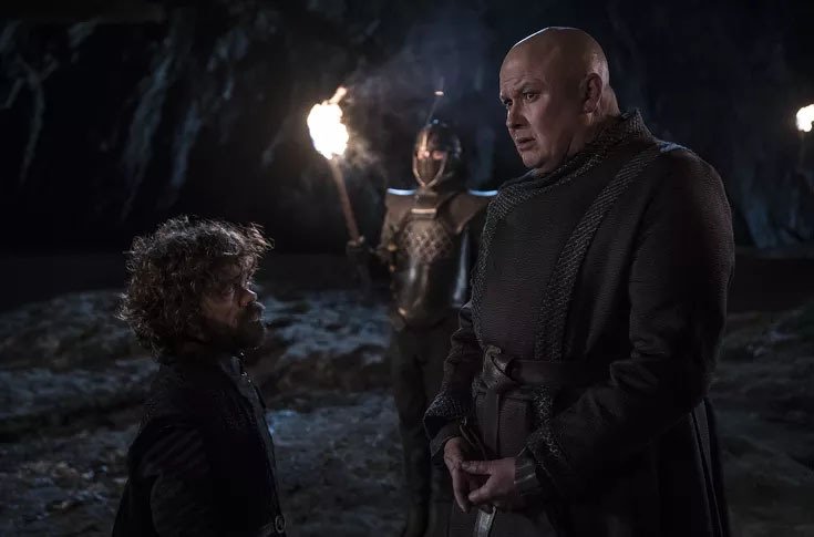 Peter Dinklage e Conleth Hill in Game of Thrones 8x05