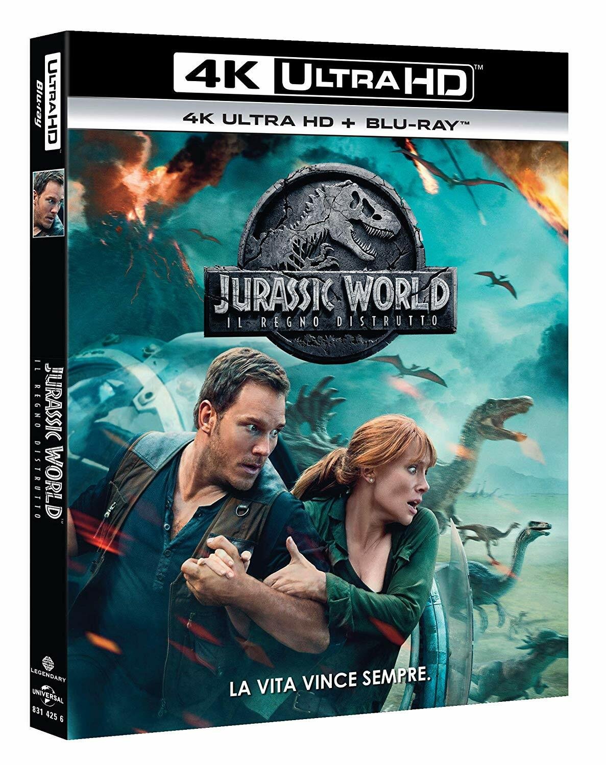Il 4K UHD di Jurassic World: Il regno distrutto