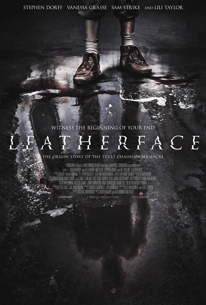 Il poster ufficiale del film Leatherface