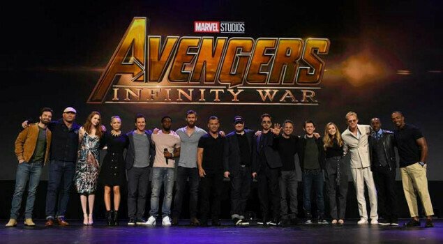 Il cast di Avengers: Infinity War al gran completo