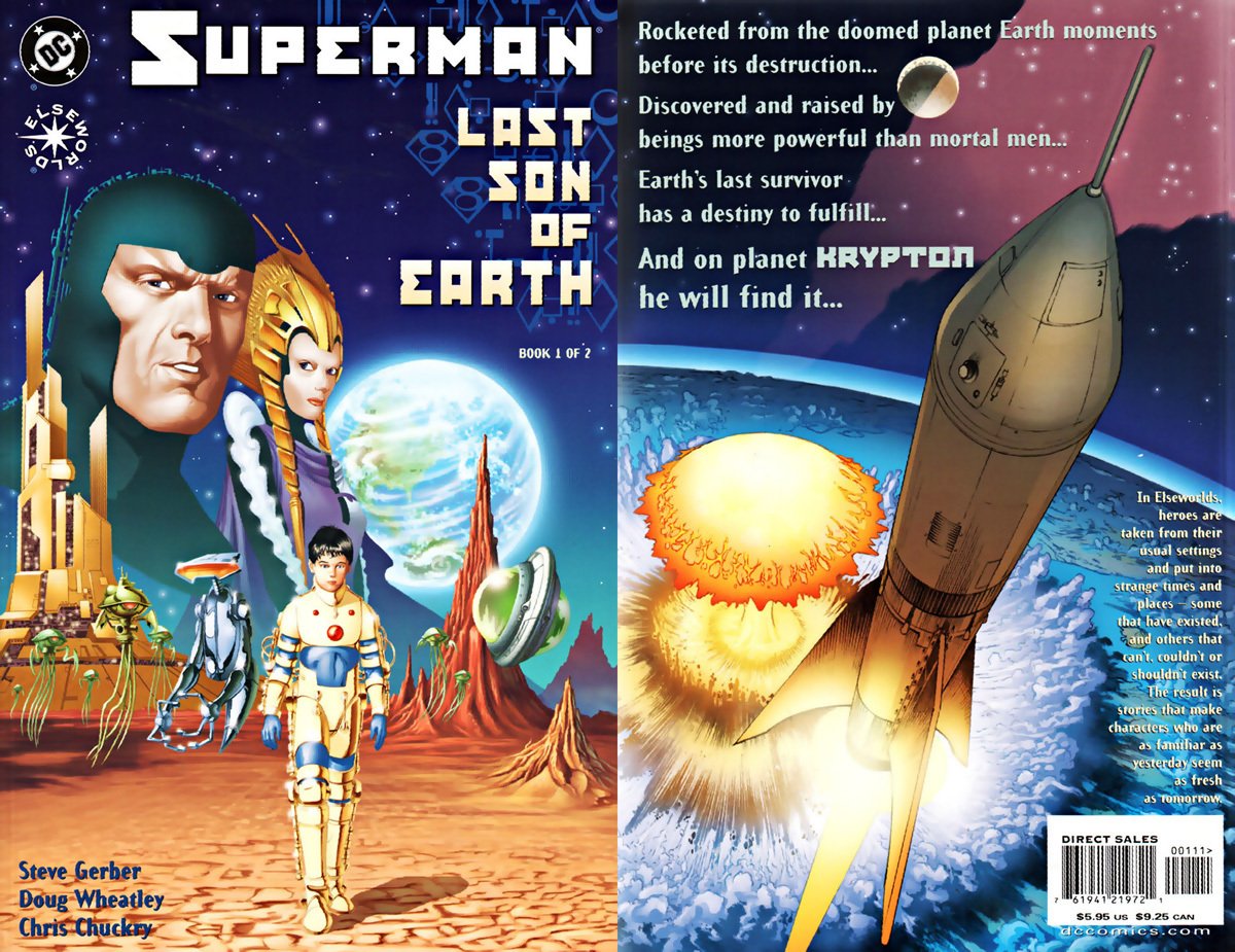 Copertina americana di Superman: Last son of Earth